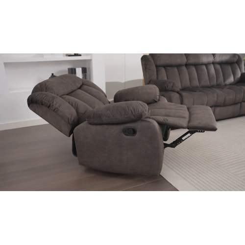 Latitude Run® 62'' Microsuede Manual Reclining Loveseat , 2 Latitude Run® 62'' Microsuede Manual Reclining Loveseat , 2